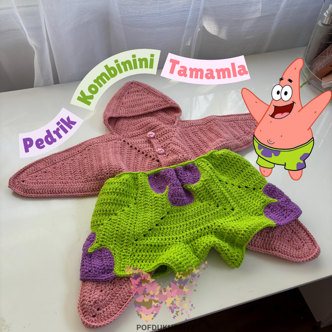 Petrik Şort Adım Adım Örgü Tarifi ve Egitim Videosu (Dijital Ürün)